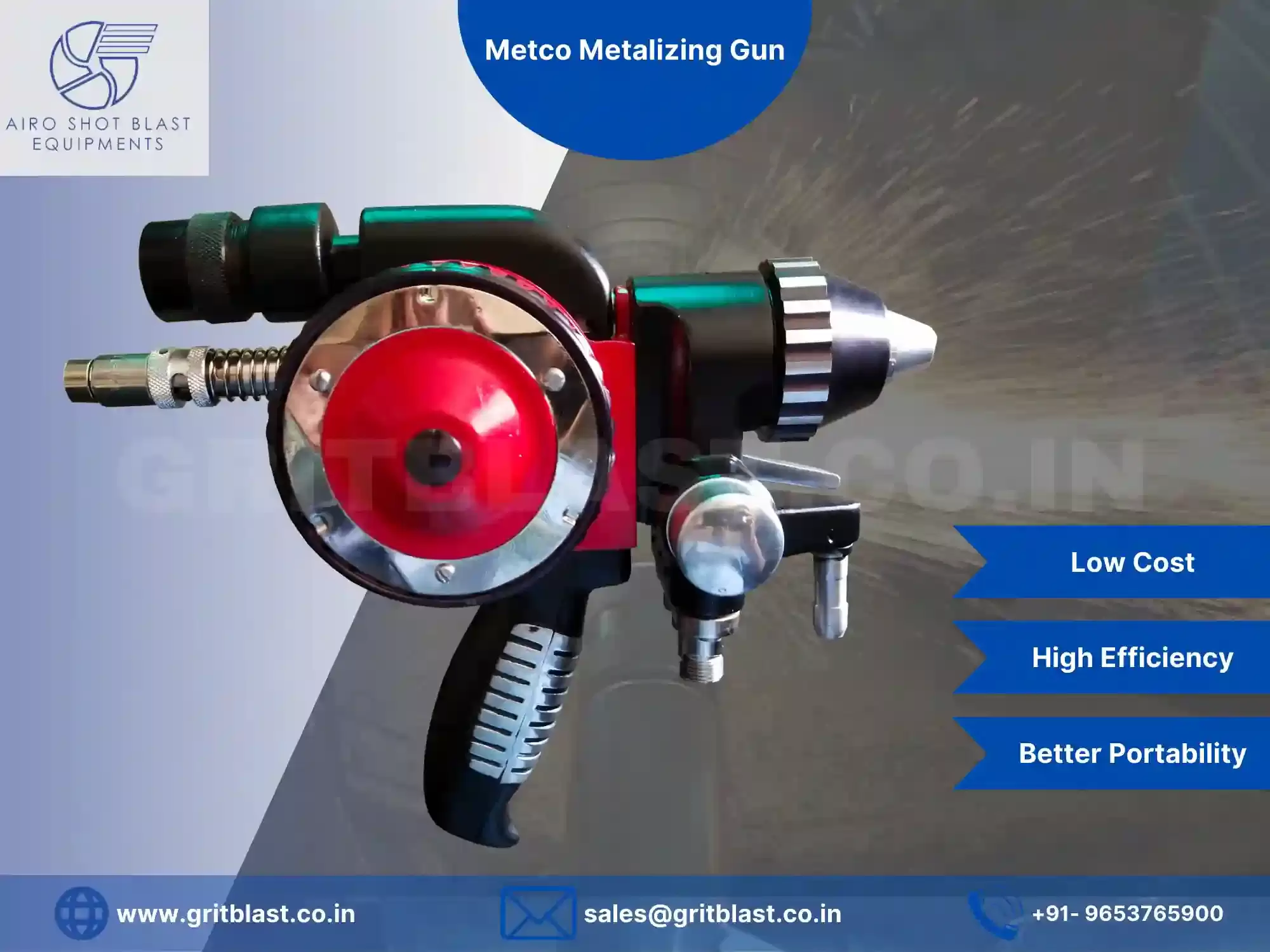 Metco Metalizing Gun